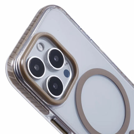For iPhone 16 Pro Clear Case Compatible with MagSafe TPU+PC Back Cover