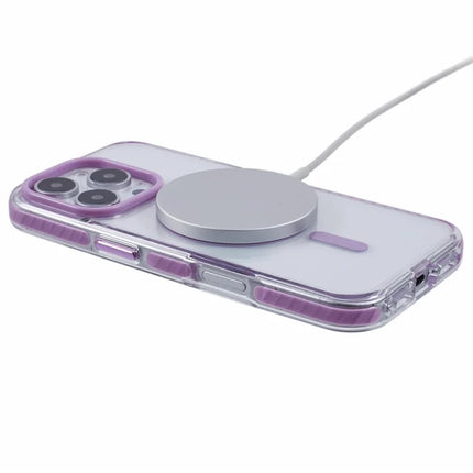 For iPhone 16 Pro Clear Case Compatible with MagSafe TPU+PC Back Cover