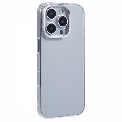 X-LEVEL For iPhone 16 Pro Clear Case with Lens Frame Kickstand PC Slim Phone Back Cover
