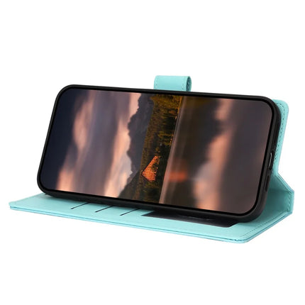 For iPhone 16 Pro Case with Hand Strap Flower Imprint Leather Wallet Phone Cover