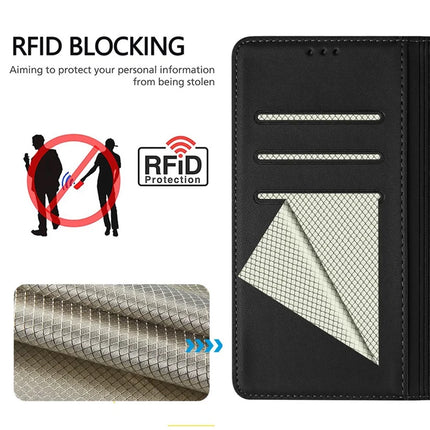 For OnePlus Nord 4 Case Imprinted Honeycomb RFID Blocking Leather Phone Cover with Strap