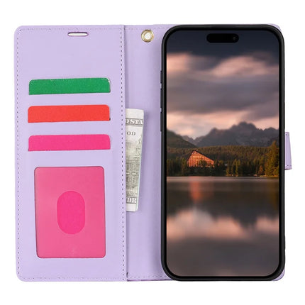 For iPhone 16 Plus Case with Hand Strap Flower Imprint Leather Wallet Phone Cover