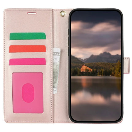 For Samsung Galaxy A05 4G Case with Hand Strap Flower Imprint Leather Wallet Phone Cover