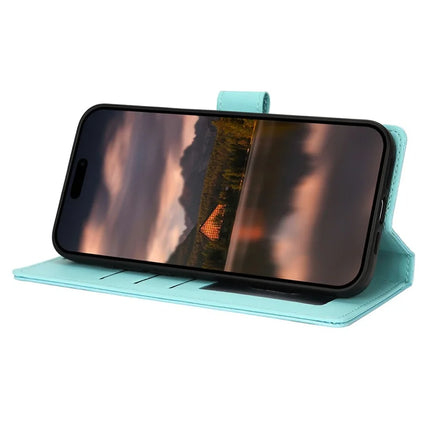 For Samsung Galaxy A55 5G Case with Hand Strap Flower Imprint Leather Wallet Phone Cover