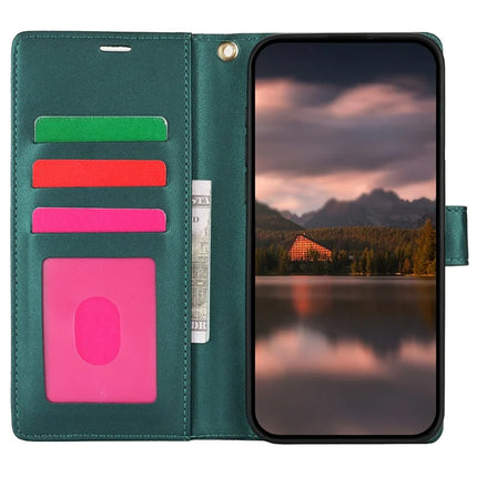 For Samsung Galaxy A13 4G / 5G Case with Hand Strap Flower Imprint Leather Wallet Phone Cover