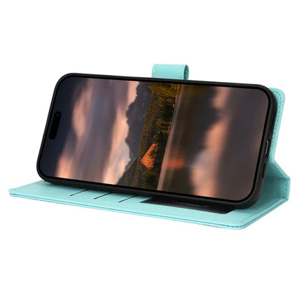 For Samsung Galaxy A13 4G / 5G Case with Hand Strap Flower Imprint Leather Wallet Phone Cover