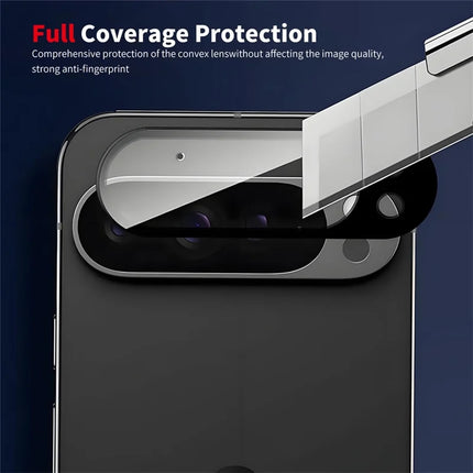 For Google Pixel 9 / Google Pixel 9 Pro ENKAY Hat-Prince Wallet Card Slot Kickstand PU Leather +TPU Back Phone Cover with Camera Lens Film