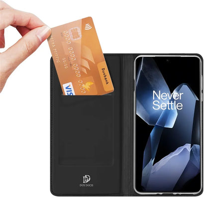 For OnePlus 13 Case DUX DUCIS Skin Pro Series Leather Stand Cover Card Holder
