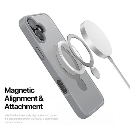 For iPhone 16 Plus Case DUX DUCIS Yind Series PC+TPU Phone Cover Compatible with MagSafe with Kickstand