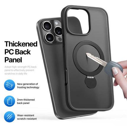 For iPhone 16 Pro Max Case DUX DUCIS Yind Series PC+TPU Phone Cover Compatible with MagSafe with Kickstand
