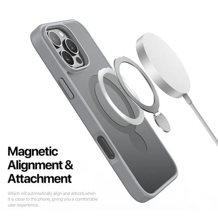 For iPhone 16 Pro Max Case DUX DUCIS Yind Series PC+TPU Phone Cover Compatible with MagSafe with Kickstand