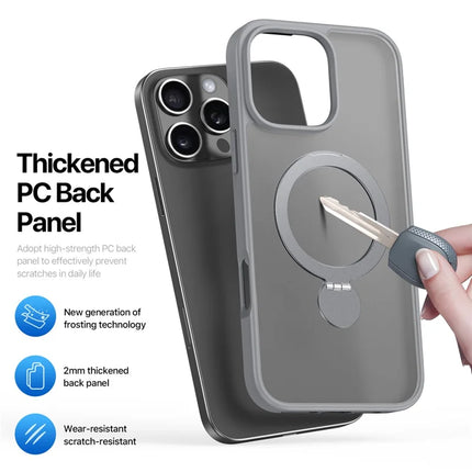 For iPhone 16 Pro Max Case DUX DUCIS Yind Series PC+TPU Phone Cover Compatible with MagSafe with Kickstand