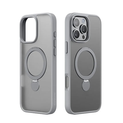 For iPhone 16 Pro Case DUX DUCIS Yind Series PC+TPU Phone Cover Compatible with MagSafe with Kickstand