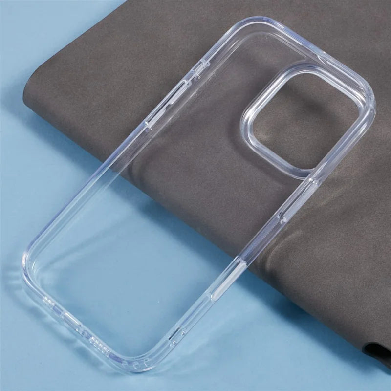 ShopCaseCart Durable Case iPhone 16 Pro Clear Protective cover TPU+PC Back Guard with Touch Button Photography