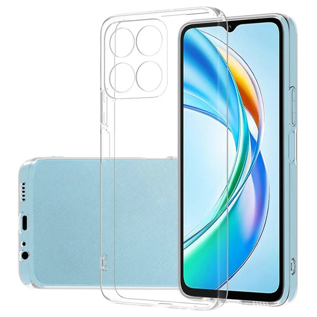 For Honor X5b Clear Phone Case Ultra-Thin Flexible TPU Back Cover