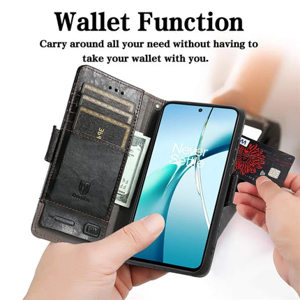 CASENEO 002 Series For Motorola Moto G55 5G Case Stand Wallet Splicing PU Leather Cover