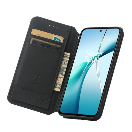 CASENEO RFID Blocking Case For Motorola Moto G55 5G Wallet Leather Cover Pattern Print