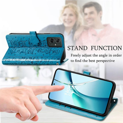 For Motorola Moto G55 5G Case Leather Wallet Flip Phone Cover Cute Cat Dog Pattern