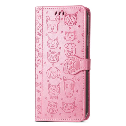 For Motorola Moto G55 5G Case Leather Wallet Flip Phone Cover Cute Cat Dog Pattern