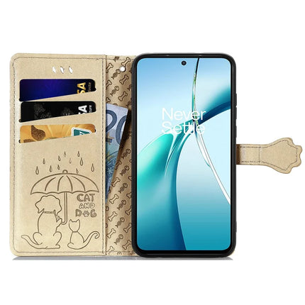 For Motorola Moto G55 5G Case Leather Wallet Flip Phone Cover Cute Cat Dog Pattern