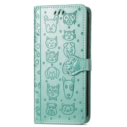 For Motorola Moto G55 5G Case Leather Wallet Flip Phone Cover Cute Cat Dog Pattern
