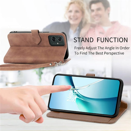 For Motorola Moto G55 5G Zipper Wallet Case Flower Imprint Design PU Leather Phone Cover