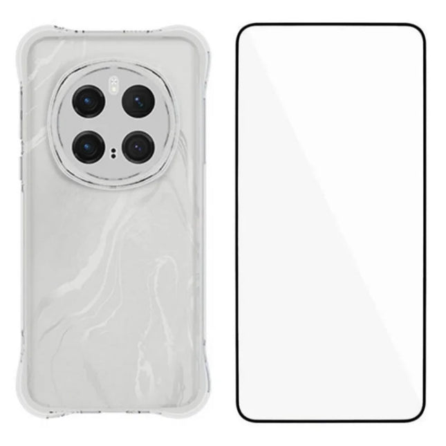 WANLONFENG WL Series for Honor Magic7 Pro 5G TPU Case 2.0mm Phone Cover with Tempered Glass Film