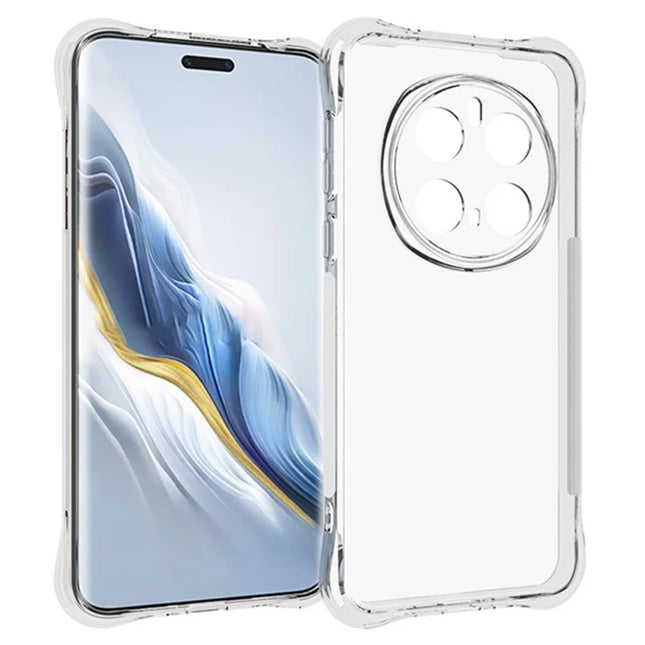 WANLONFENG WL Series for Honor Magic7 Pro 5G TPU Case 2.0mm Phone Cover with Tempered Glass Film
