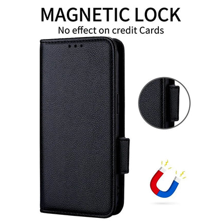 For HMD Fusion 5G Case Litchi Texture PU Leather Wallet Flip Phone Cover