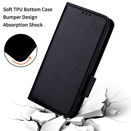 For HMD Fusion 5G Case Litchi Texture PU Leather Wallet Flip Phone Cover