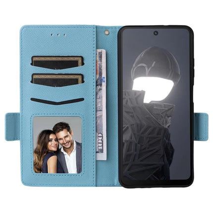 For HMD Fusion 5G Case Litchi Texture PU Leather Wallet Flip Phone Cover
