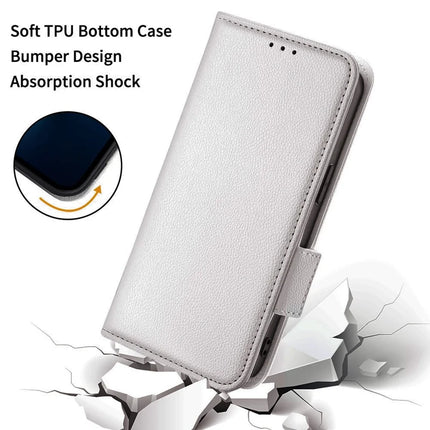 For HMD Fusion 5G Case Litchi Texture PU Leather Wallet Flip Phone Cover
