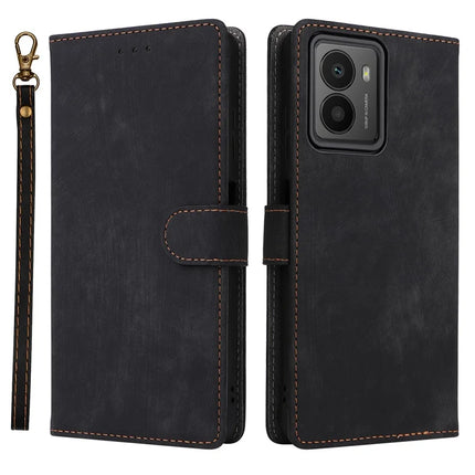 For HMD Fusion 5G Wallet Phone Case RFID Blocking PU Leather Flip Cover Stand View - Black