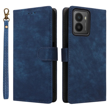 For HMD Fusion 5G Wallet Phone Case RFID Blocking PU Leather Flip Cover Stand View - Blue