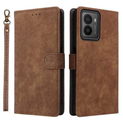 For HMD Fusion 5G Wallet Phone Case RFID Blocking PU Leather Flip Cover Stand View - Brown