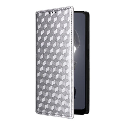 For HMD Fusion 5G Wallet Case Rhombus Imprinted Leather Phone Cover