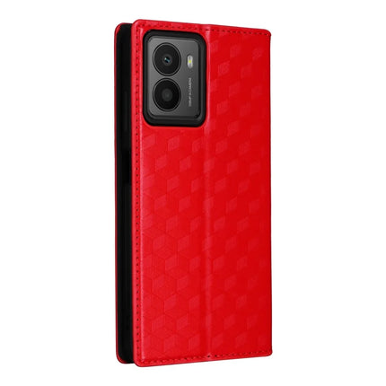 For HMD Fusion 5G Wallet Case Rhombus Imprinted Leather Phone Cover