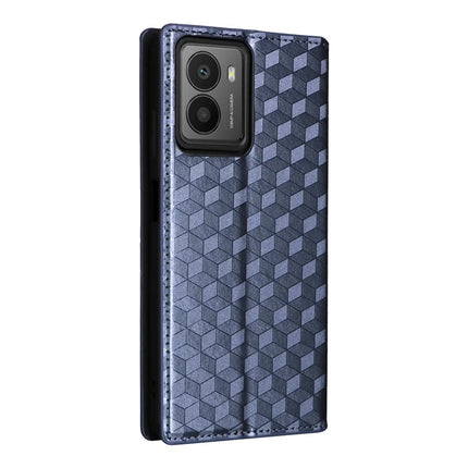 For HMD Fusion 5G Wallet Case Rhombus Imprinted Leather Phone Cover