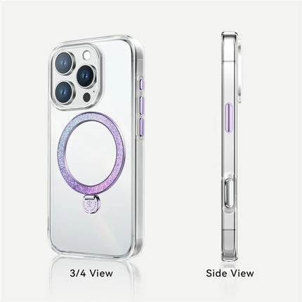 PYNANA PN-16G4 For iPhone 16 Pro Max Kickstand Cover Compatible with MagSafe PC+TPU Case