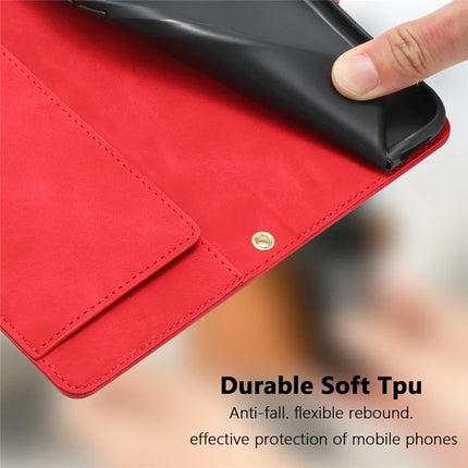 Leather Case for iPhone SE (2022) / SE (2020) / 8 / 7 / 6s / 6 Tulip Phone Cover with 5 Card Slots Wallet