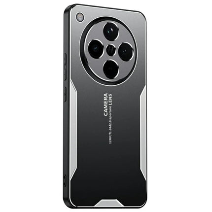 For Oppo Find X8 5G Phone Case Aluminium Alloy TPU PC Back Cover - Silver