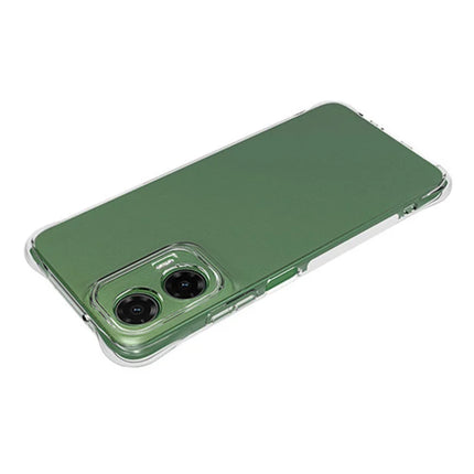 WANLONFENG WL Series for Motorola Moto G35 5G TPU Case 2.0mm Phone Cover with Tempered Glass Film
