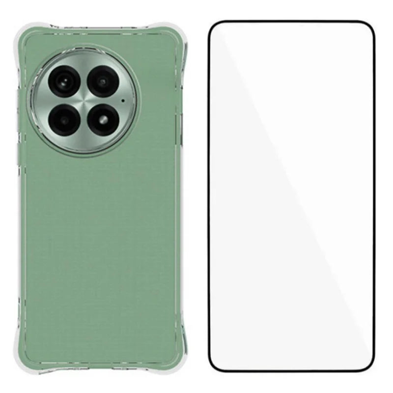 ShopCaseCart Shockproof Case OnePlus 13 TPU Protective cover 2.0mm Phone Guard with Tempered Glass Film