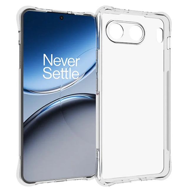 WANLONFENG WL Series for OnePlus Nord 4 TPU Case 2.0mm Phone Cover with Tempered Glass Film