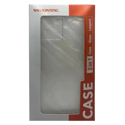 WANLONFENG WL Series for OnePlus Nord 4 TPU Case 2.0mm Phone Cover with Tempered Glass Film