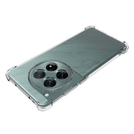 WANLONFENG WL Series for OnePlus 12 5G TPU Case 2.0mm Phone Cover with Tempered Glass Film