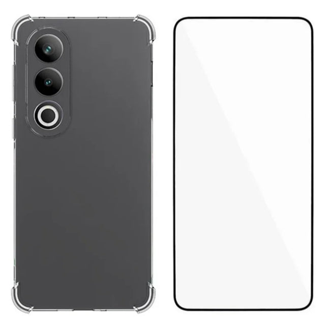 WANLONFENG WL Series For OnePlus Ace 3V 5G TPU Case 2.0mm Phone Cover with Tempered Glass Film