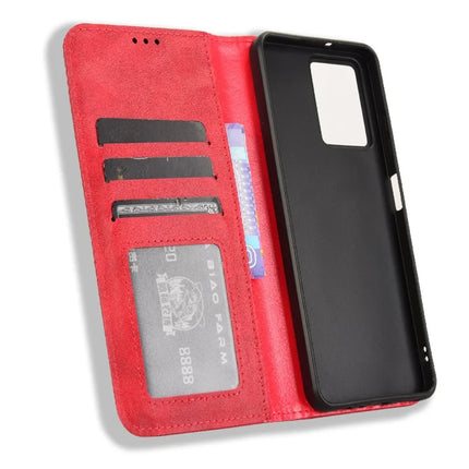 For HMD Fusion 5G Leather Case Wallet Stand Retro Texture Phone Cover