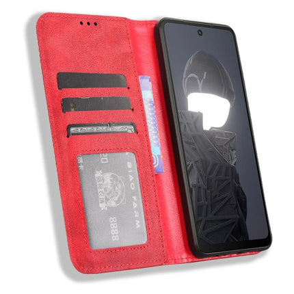 For HMD Fusion 5G Leather Case Wallet Stand Retro Texture Phone Cover
