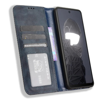 For HMD Fusion 5G Leather Case Wallet Stand Retro Texture Phone Cover